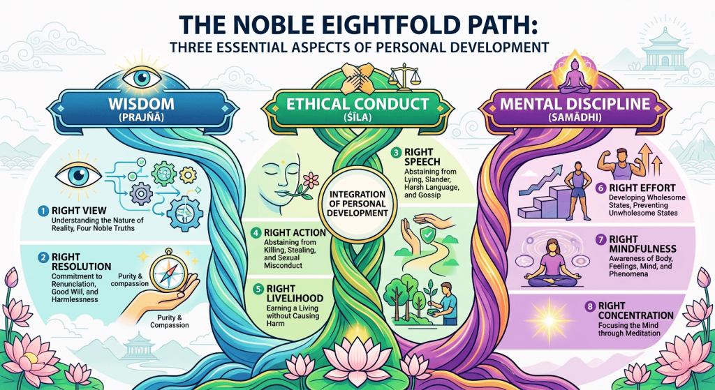 The Noble Eightfold Path of Buddhism