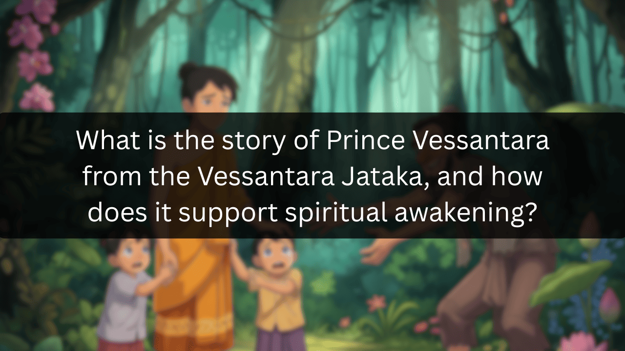 The story of Prince Vessantara from the Vessantara Jataka