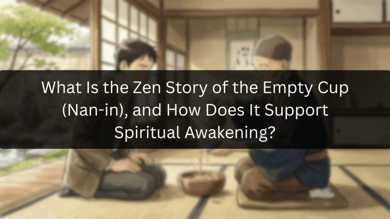 What Is the Zen Story of the Empty Cup (Nan-in)