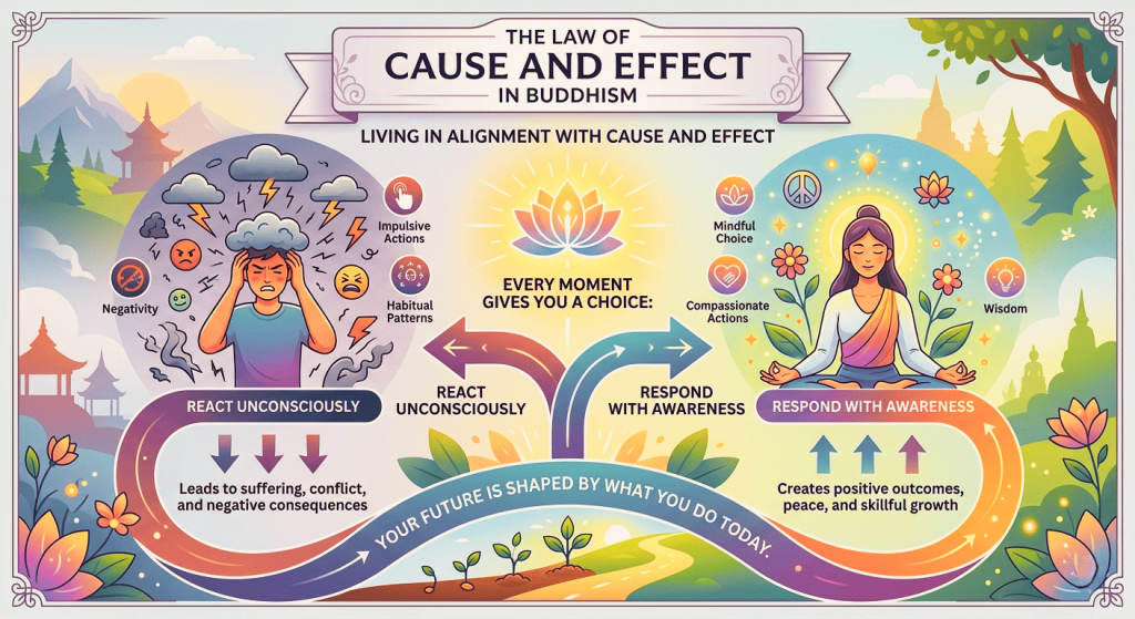 The Law of Cause and Effect in Buddhism – Living in Alignment With Cause and Effect
