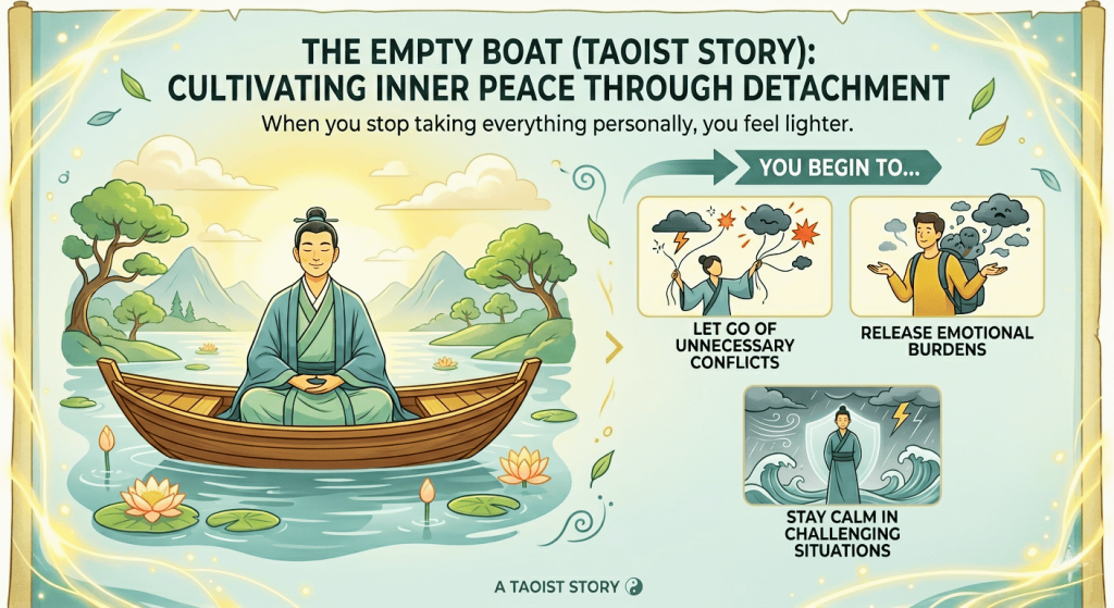 The Story of The Empty Boat – Cultivating Inner Peace Through Detachment