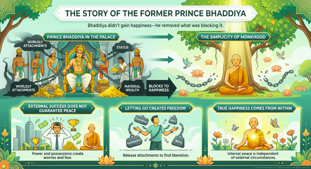 The Story of The Former Prince Bhaddiya – A Practical Blueprint for Inner Transformation