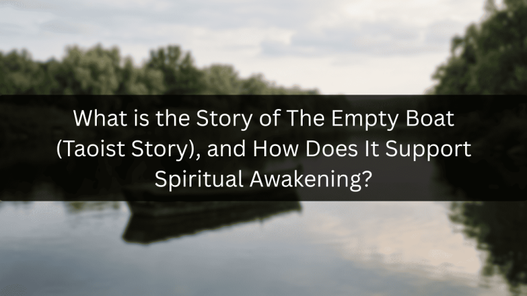 What is the Story of The Empty Boat (Taoist story)?