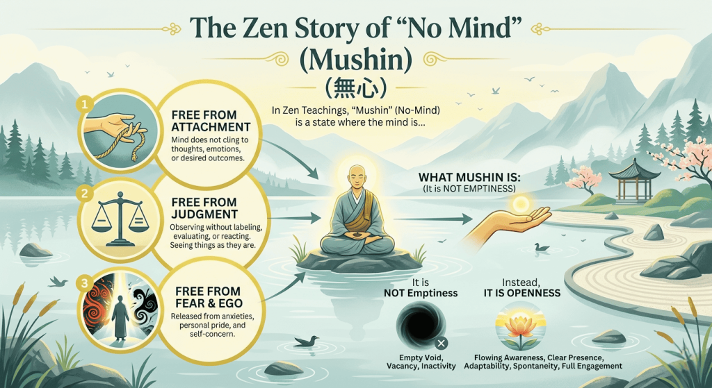 The Zen Story of “No Mind” (Mushin) – The Meaning of Mushin in Zen Philosophy
