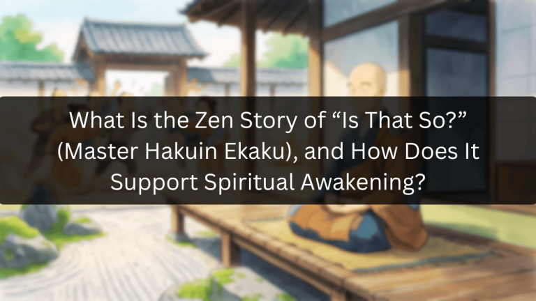 What Is the Zen Story of “Is That So?" (Master Hakuin Ekaku)