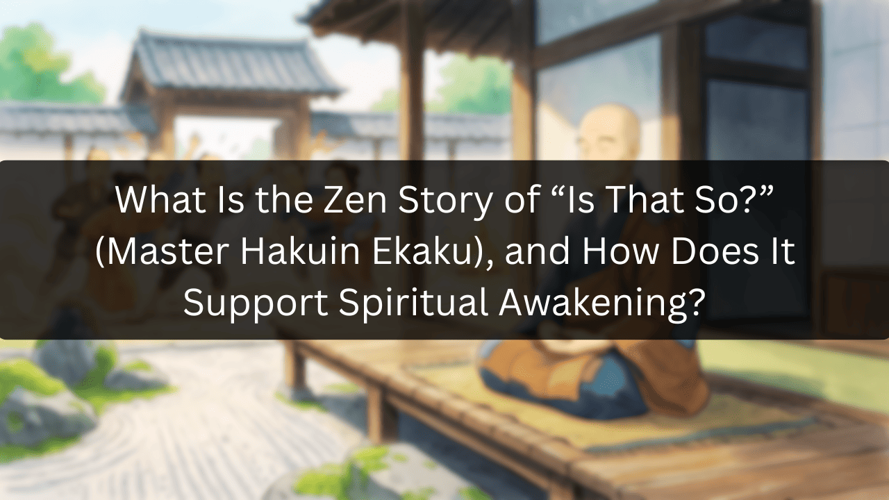 What Is the Zen Story of “Is That So?" (Master Hakuin Ekaku)